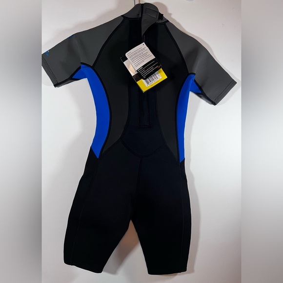 Body Glove PRO 3 Wetsuit YOUTH Unisex Small Black/Blue 70/80 lbs Beach Lake Fun - Picture 4 of 9